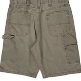 Wrangler Carpenter Shorts - 33W 10L Beige Cotton