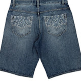 Avirex Denim Shorts - 34W 11L Blue Cotton