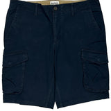 Timberland Cargo Cargo Shorts - 36W 10L Navy Cotton