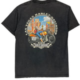Harley Davidson T-Shirt - Medium Black Cotton