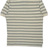 Polo By Ralph Lauren Striped Polo Shirt - XL Cream Cotton