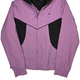 Nike Windbreaker - Large Black Polyester
