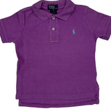 Age 3 Polo By Ralph Lauren Polo Shirt - XS Purple Cotton