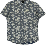 Oakley Short Sleeve Shirt - Medium Blue Cotton