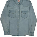 Levis Denim Shirt - Medium Light Wash Cotton