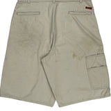 Dickies Cargo Shorts - 35W 13L Beige Cotton