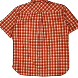 Tommy Hilfiger Checked Short Sleeve Shirt - XL Orange Cotton