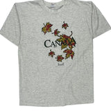 Canada Single Stitch T-Shirt - XL Grey Cotton
