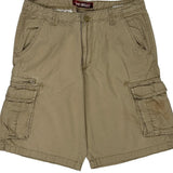 Lee Cargo Shorts - 34W 11L Beige Cotton