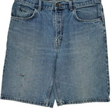 Levis Denim Shorts - 34W 10L Blue Denim