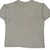 Weather Map Eagle Single Stitch T-Shirt - Large Gray Cotton