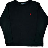 Age 5 Polo By Ralph Lauren Long Sleeve T-Shirt - Small Black Cotton