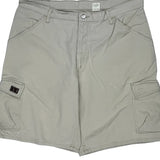 Levis Cargo Shorts - 38W 10L Beige Cotton