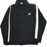 Nike Zip Up - XL Black Cotton