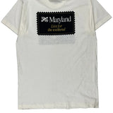 Maryland Lottery Screen Stars Single Stitch T-Shirt - XL White Cotton