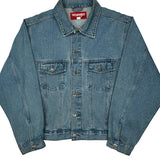 Wrangler Denim Jacket - XL Blue Cotton