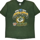 Green Bay Packers Pro Layer Single Stitch T-Shirt - 2XL Green Cotton