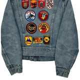 California Patches Lee Graphic Denim Jacket - Small Blue Denim
