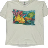 Anvil Single Stitch T-Shirt - XL Multicoloured Cotton