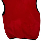 Made In USA The North Face Fleece Gilet - XS Red Polyester