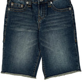 Age 10 True Religion Denim Shorts - Medium Dark Wash Denim