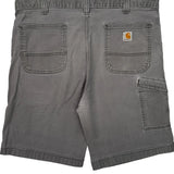 Carhartt Carpenter Shorts - 38W 10L Grey Cotton Blend
