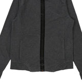 Armani Exchange Zip Up - Medium Grey Cotton Blend