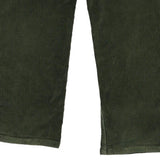 Giorgio Armani Cord Trousers - 30W 26L Green Cotton