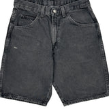 Wrangler Denim Shorts - 29W 9L Black Cotton