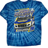 Made In USA Chase Elliott Hendrick Nascar T-Shirt - 2XL Blue Cotton
