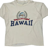 Unbranded Single Stitch T-Shirt - 2XL White Cotton