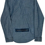Adidas Denim Shirt - Small Blue Denim