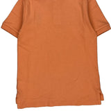 Age 10 Polo By Ralph Lauren Polo Shirt - Medium Orange Cotton