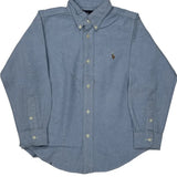 Age 6 Ralph Lauren Shirt - XS Blue Cotton