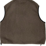 Woolrich Fleece Vest - 2XL Brown Polyester