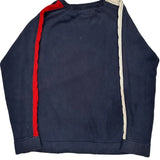 Tommy Jeans Striped Jumper - Large Red Cotton