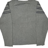 Timberland Striped Jumper - 2XL Grey Cotton