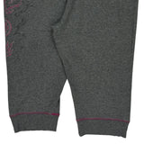 Harley Davidson Cropped Joggers - Large Gray Cotton Blend