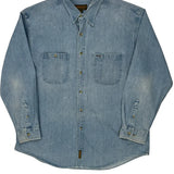 Weathergear Timberland Denim Shirt - XL Light Wash Cotton