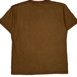 Hybrid Graphic T-Shirt - Large Brown Cotton
