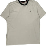 Tommy Hilfiger T-Shirt - XL Cream Cotton