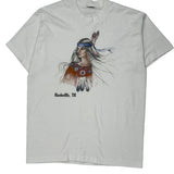 Unbranded Graphic T-Shirt - Large White Cotton