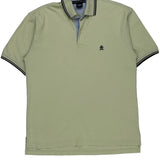 Tommy Hilfiger Polo Shirt - Large Grey Cotton