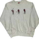 Golf Swing Nutmeg Sweatshirt - 2XL White Cotton