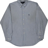 Blake Ralph Lauren Checked Shirt - XL Blue Cotton
