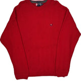 Chaps Ralph Lauren Sweater - Large Red Cotton