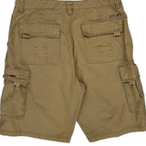 Quiksilver Cargo Shorts - 34W 11L Khaki Cotton