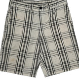 Dickies Checked Chino Shorts - 32W 10L Black Cotton