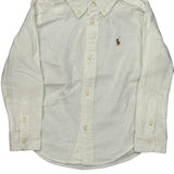 Age 3 Ralph Lauren Shirt - 2XS White Linen