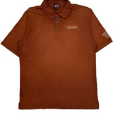 Harley Davidson Polo Shirt - XL Brown Cotton